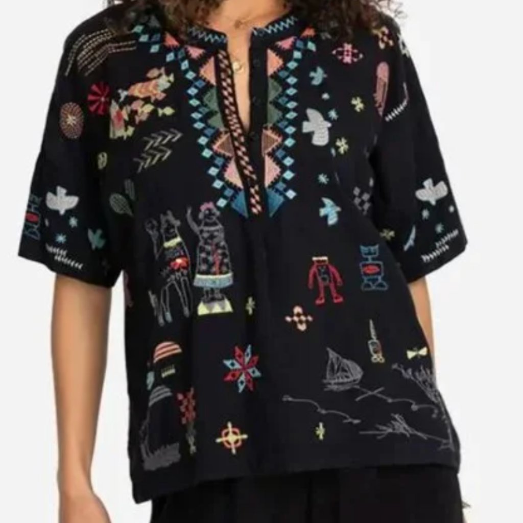 Johnny Was Seraphina Blouse Size: Xs